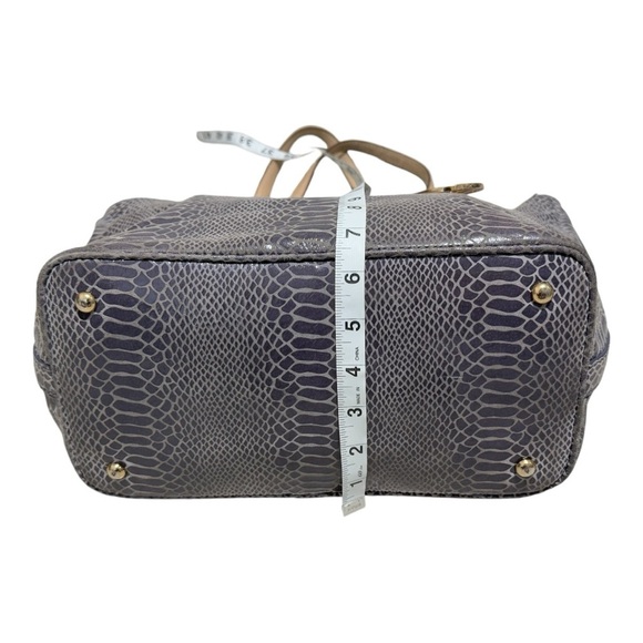 Michael Kors Snake-print Leather Handbag Tote - Picture 8 of 12